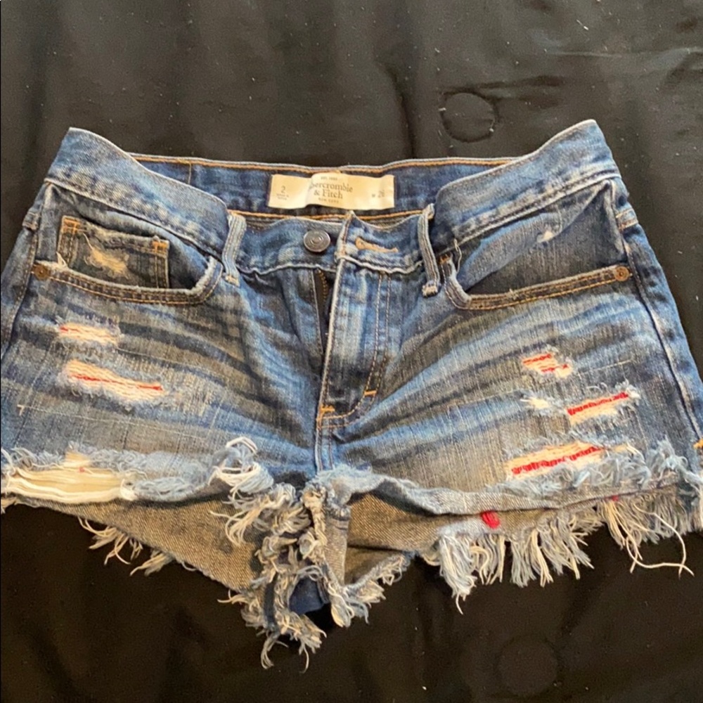 Distressed Abercrombie & Fitch Shorts